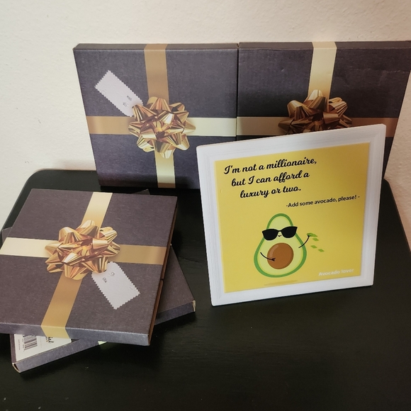 Avacado Lovers Decorative Pic w/Gift Box - Picture 5 of 12